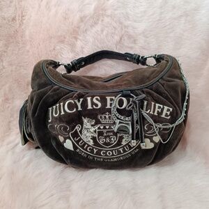Juicy Couture Vintage Bag Purse Engagement Ring Is For Life Scottie Logo Hobo